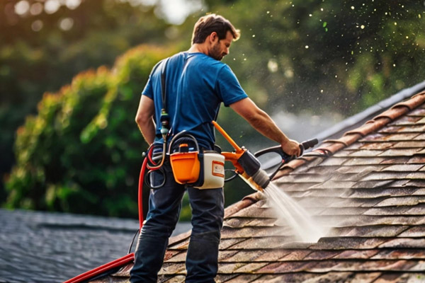 Démoussage toiture à Pouldreuzic